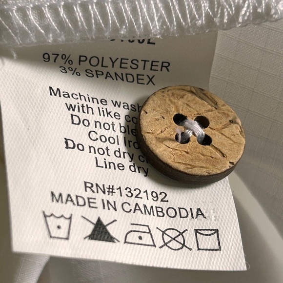 Share  Mojo Sportswear Co Men's Long Sleeve white Shirt Summer Lightweight - Picture 8 of 9